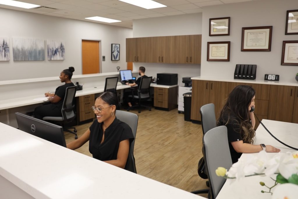 Houston Dermatology Specialists front desk team